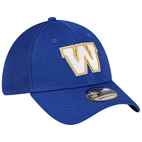 Casquette flex 39THIRTY Sideline des Bombers bleu Winnipeg New Era pour homme