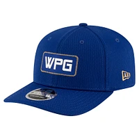 Men's New Era Blue Winnipeg Blue Bombers Sideline 9SEVENTY Stretch-Snap Hat