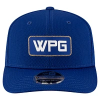 Men's New Era Blue Winnipeg Blue Bombers Sideline 9SEVENTY Stretch-Snap Hat