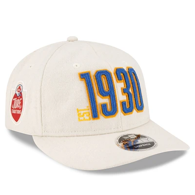 Casquette ajustable Snapback 9FIFTY crème pour hommes des Blue Bombers de Winnipeg Turf Traditions New Era