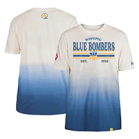 Men's New Era Royal/Cream Winnipeg Blue Bombers Turf Traditions T-Shirt