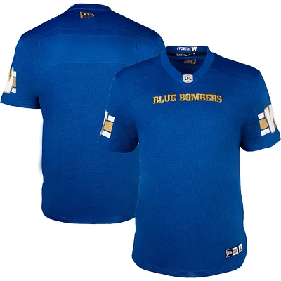 Réplique de maillot New Era Royal Winnipeg Blue Bombers 2023 pour homme