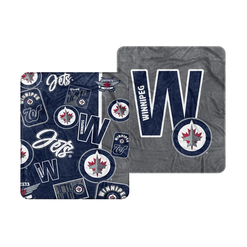  Winnipeg Jets 50" x 60" Dream Weave Throw Blanket