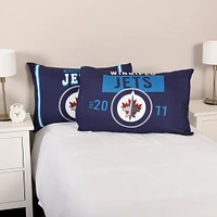Blue Winnipeg Jets 20'' x 30'' Two Pack Pillowcase Set