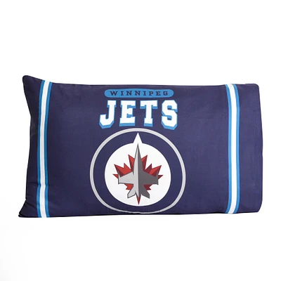 Blue Winnipeg Jets 20'' x 30'' Two Pack Pillowcase Set