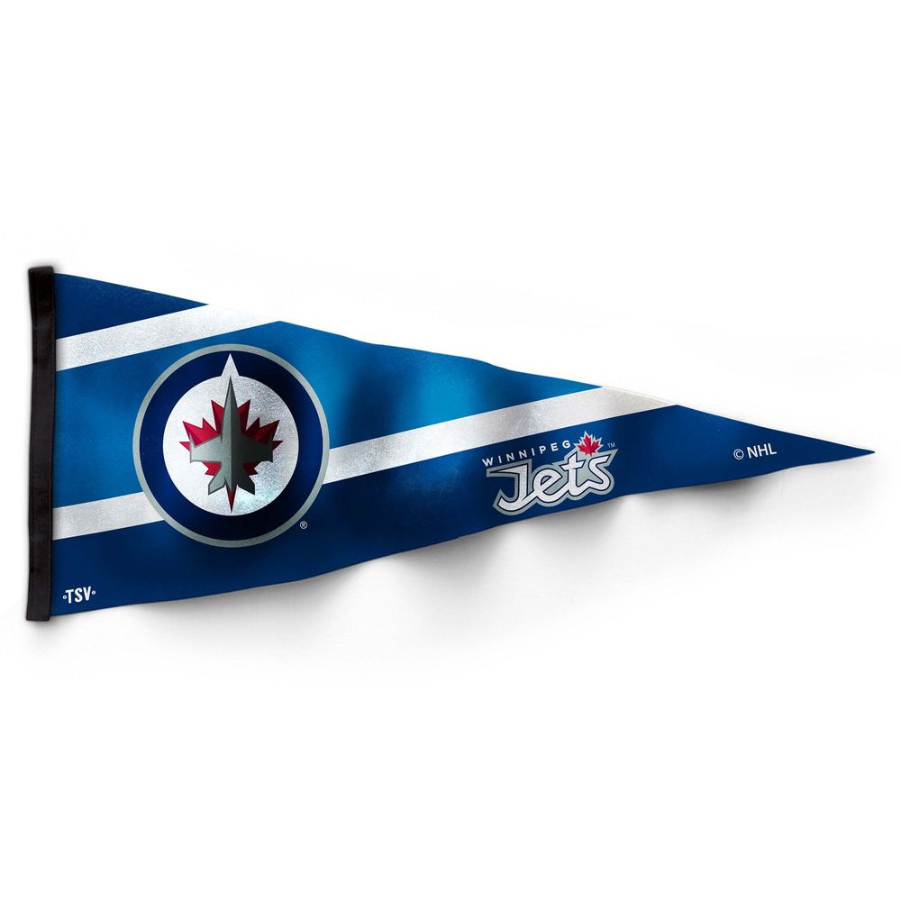 Blue Winnipeg Jets Collector Pennant