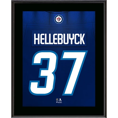 Connor Hellebuyck Winnipeg Jets 10.5" x 13" Jersey Number Sublimated Player Plaque