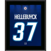 Connor Hellebuyck Winnipeg Jets 10.5" x 13" Jersey Number Sublimated Player Plaque