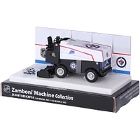 Connor Hellebuyck Winnipeg Jets Autographed 1:43 Scale Die-Cast Zamboni