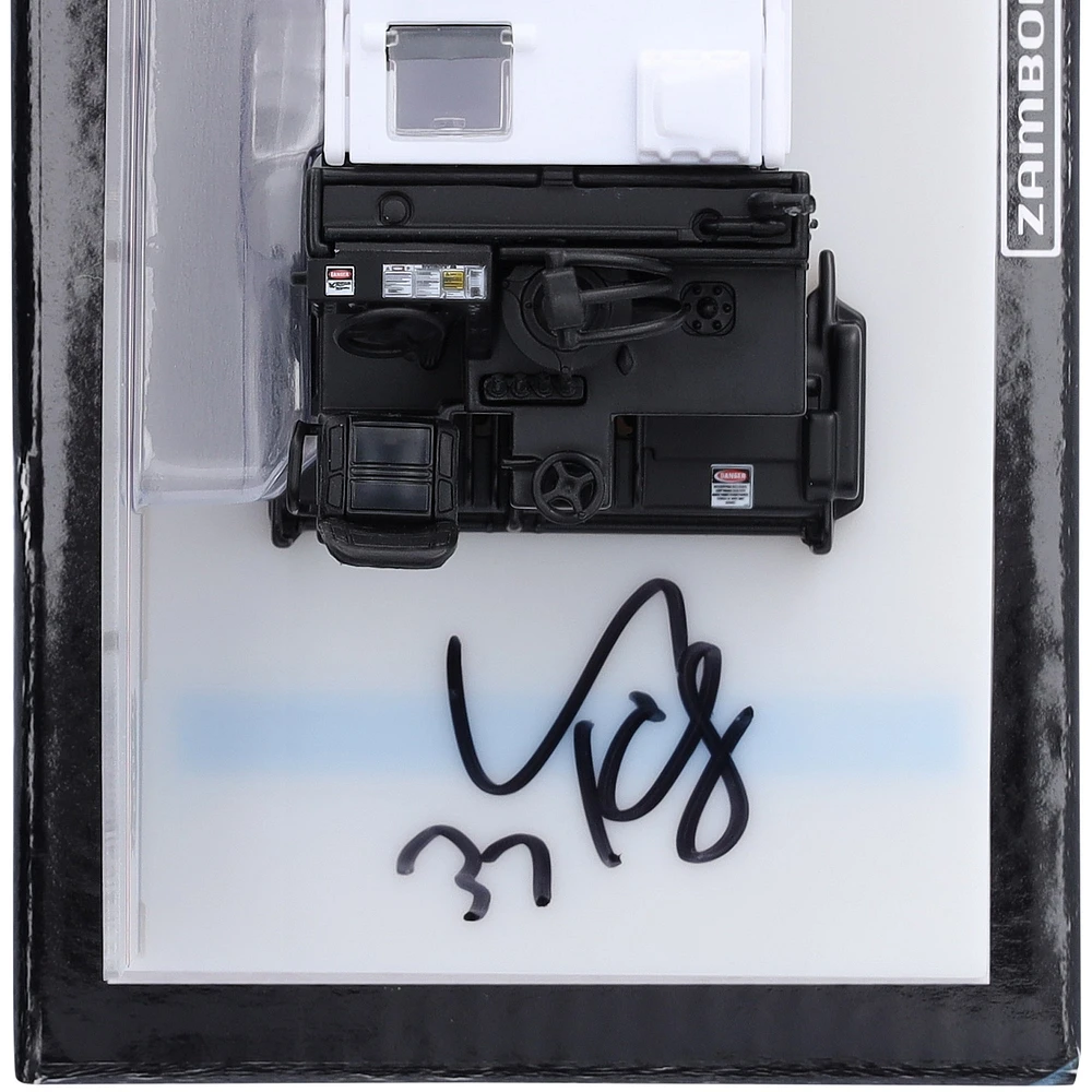 Connor Hellebuyck Winnipeg Jets Autographed 1:43 Scale Die-Cast Zamboni