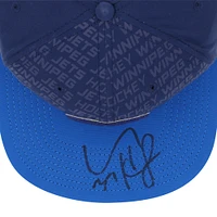 Connor Hellebuyck Winnipeg Jets Autographed Fanatics Authentic Navy Rinkside Cap