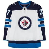 Connor Hellebuyck Winnipeg Jets Autographed White adidas Authentic Jersey