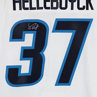 Connor Hellebuyck Winnipeg Jets Autographed White adidas Authentic Jersey