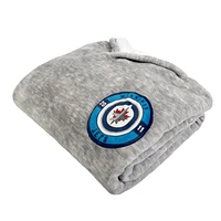 Couverture à capuche grise Game Time des Jets de Winnipeg