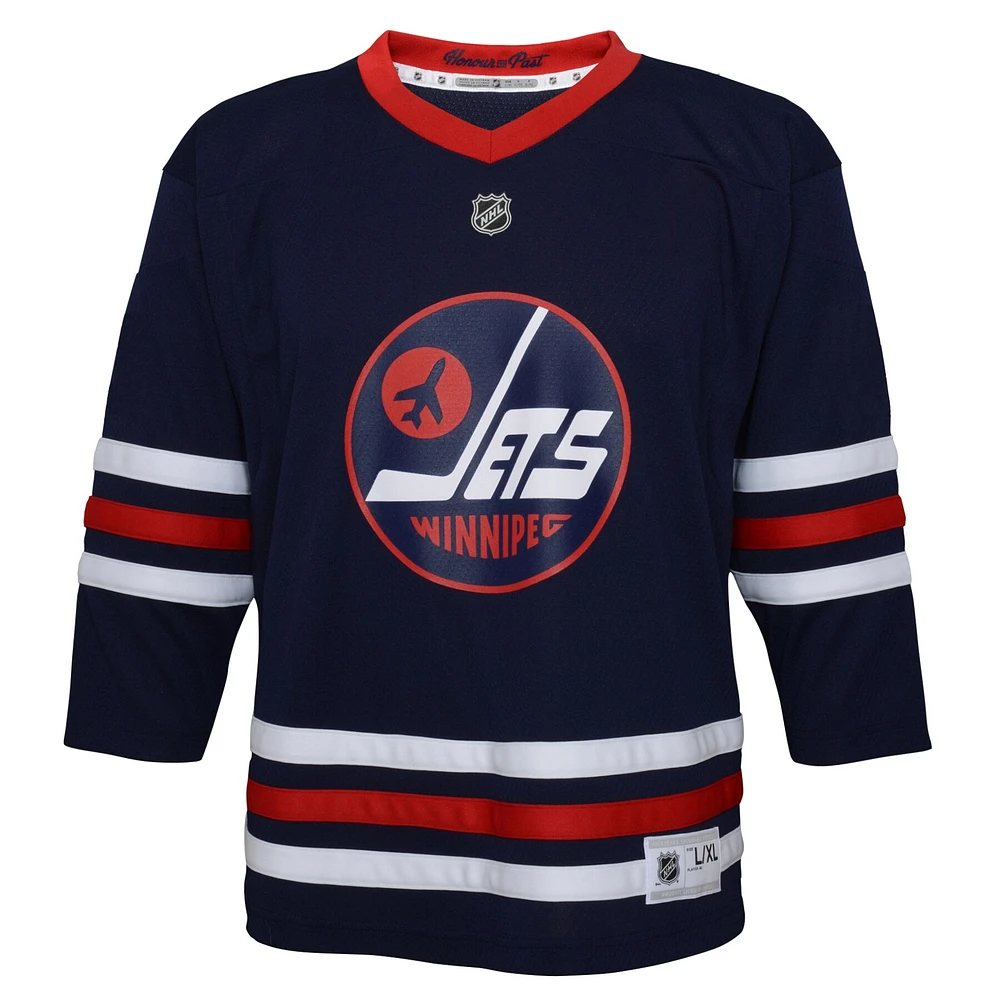 Infant Navy Winnipeg Jets 2021/22 Alternate Replica Jersey