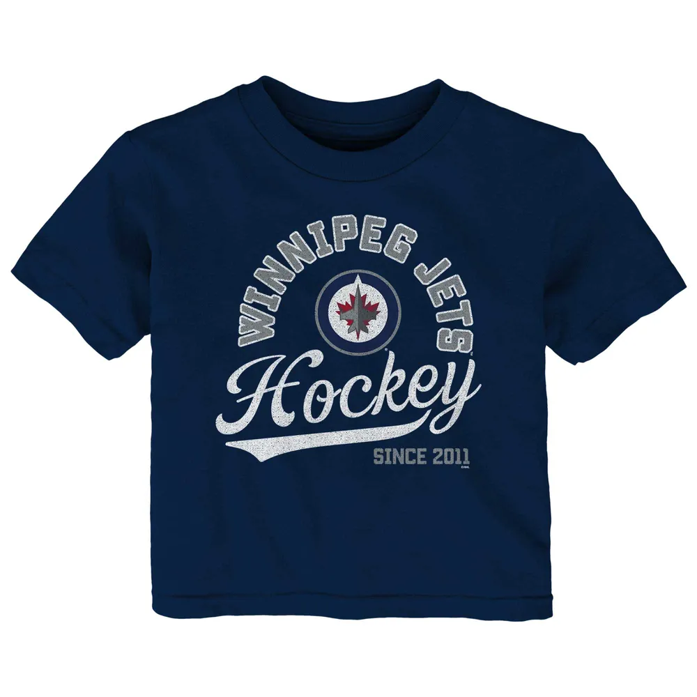 T-shirt pour bébé des Winnipeg Jets Take The Lead de la marine