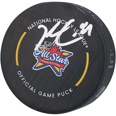Kyle Connor Winnipeg Jets Autographed 2024 NHL All-Star Game Official Game Puck