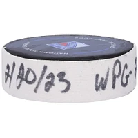 Kyle Connor Winnipeg Jets Game-Used Goal Puck from February 20, 2023 vs. New York Rangers 