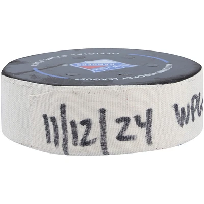 Kyle Connor Winnipeg Jets Game-Used Goal Puck from November 12, 2024 vs. New York Rangers
