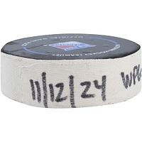 Kyle Connor Winnipeg Jets Game-Used Goal Puck from November 12, 2024 vs. New York Rangers