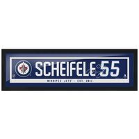 Mark Scheifele Winnipeg Jets 6'' x 22'' Framed Replica Autograph Player Name - Bar