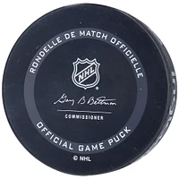 Rondelle de match officielle autographiée par Mark Scheifele des Jets de Winnipeg pour le 10e anniversaire de la saison