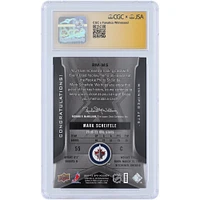Mark Scheifele Winnipeg Jets Autographed 2011-12 Upper Deck SPx Rookie Materials Blue Relic #RM-MS CGC Fanatics Witnessed Authenticated Auto 10 Rookie Card