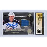 Mark Scheifele Winnipeg Jets Autographed 2011-12 Upper Deck SPx Rookie Materials Blue Relic #RM-MS CGC Fanatics Witnessed Authenticated Auto 10 Rookie Card