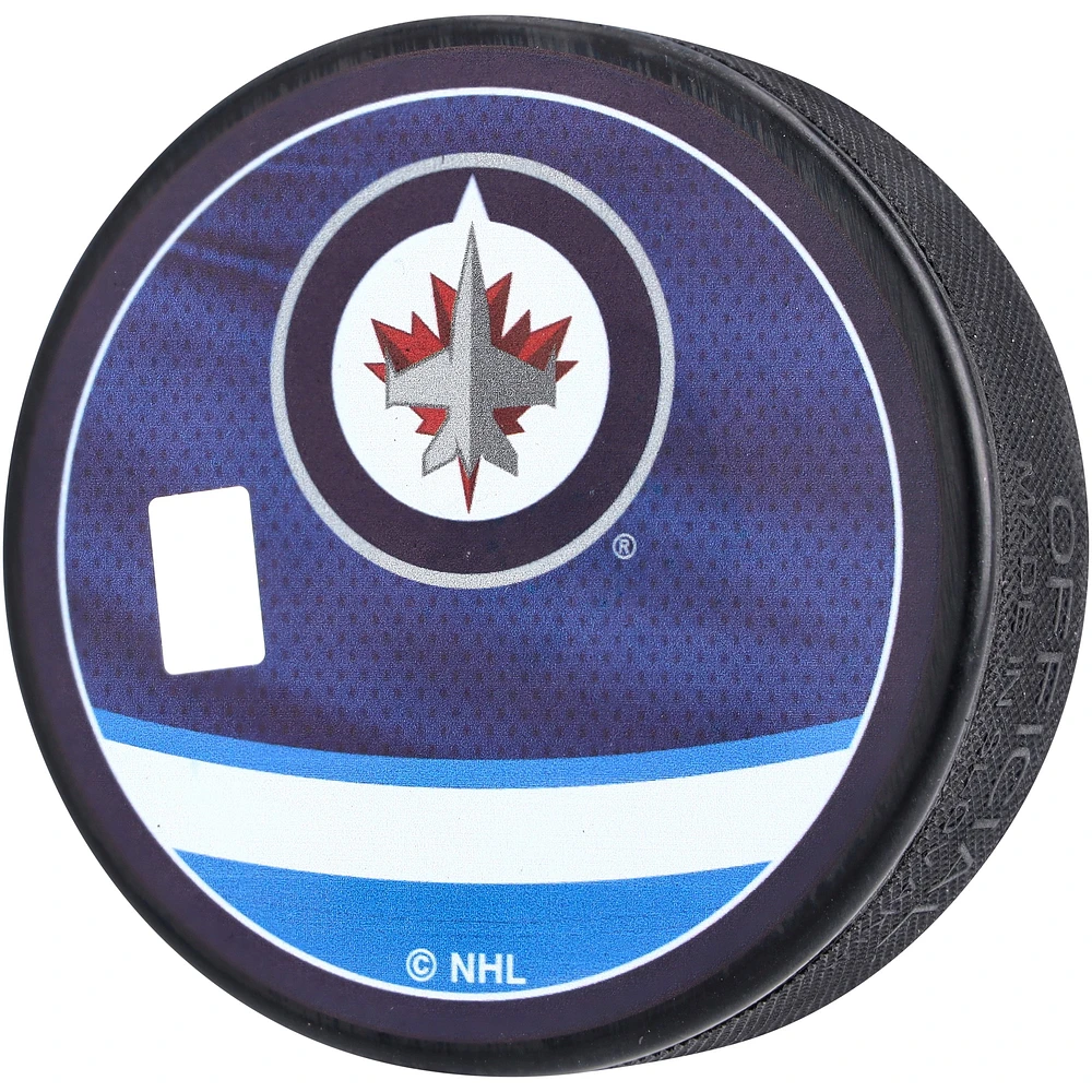 Mark Scheifele Winnipeg Jets Autographed 2022-23 Reverse Retro Hockey Puck