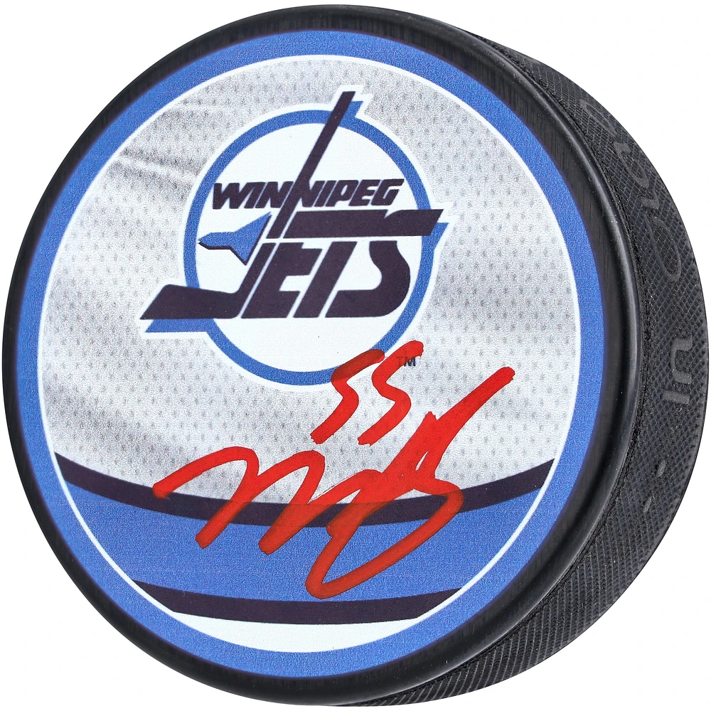 Mark Scheifele Winnipeg Jets Autographed 2022-23 Reverse Retro Hockey Puck