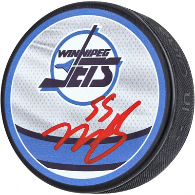 Mark Scheifele Winnipeg Jets Autographed 2022-23 Reverse Retro Hockey Puck