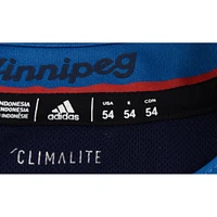 Mark Scheifele Winnipeg Jets Maillot Adidas Authentique Bleu Marine Dédicacé