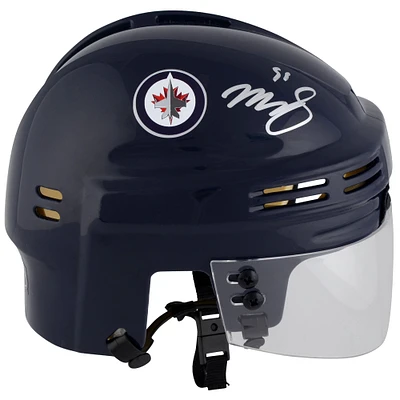 Mark Scheifele Winnipeg Jets Autographed Navy Mini Helmet