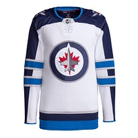 Men's adidas  White Winnipeg Jets Authentic Pro Away Jersey