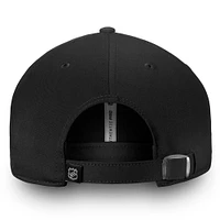 Men's Fanatics  Black Winnipeg Jets Authentic Pro Rinkside Fundamental Adjustable Hat