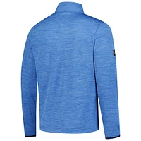 Pull à glissière quart de tour Authentic Pro Anniversary bleu pour hommes des Jets Winnipeg Fanatics