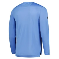 T-shirt à manches longues anniversaire bleu clair des Jets de Winnipeg Fanatics pour hommes