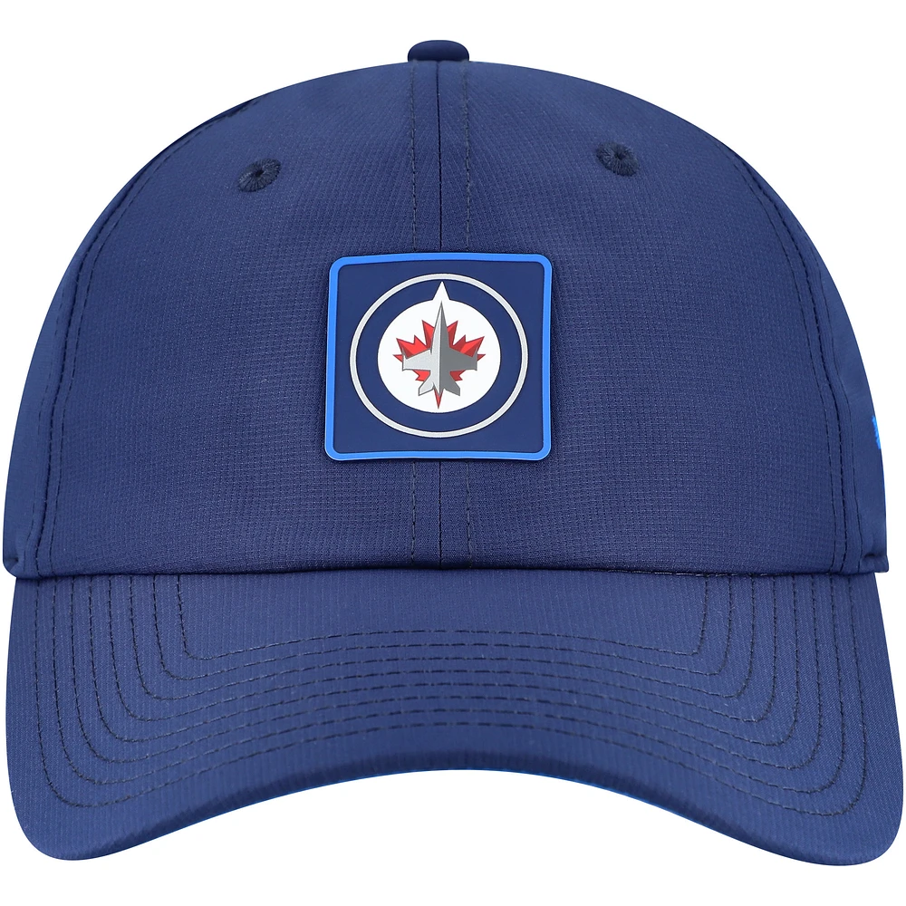 Men's Fanatics  Navy Winnipeg Jets Authentic Pro Rink Adjustable Hat