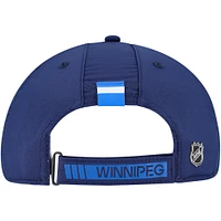 Men's Fanatics  Navy Winnipeg Jets Authentic Pro Rink Adjustable Hat