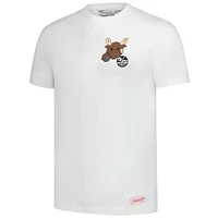 Men's Mitchell & Ness  White Winnipeg Jets Plush Doll T-Shirt