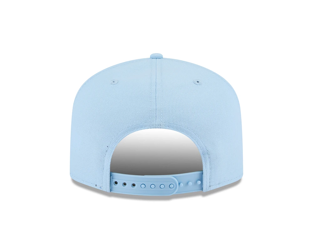 Casquette ajustable 9FIFTY bleu clair pour homme New Era avec logo ton sur ton des Jets de Winnipeg