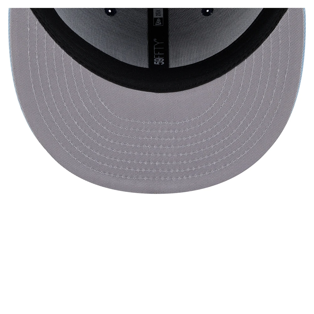 Men's New Era  Navy/Light Blue Winnipeg Jets Color Pack Two-Tone 59FIFTY Fitted Hat