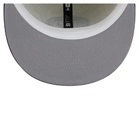 Casquette ajustée bicolore chromée 59FIFTY blanche des Jets de Winnipeg New Era pour homme