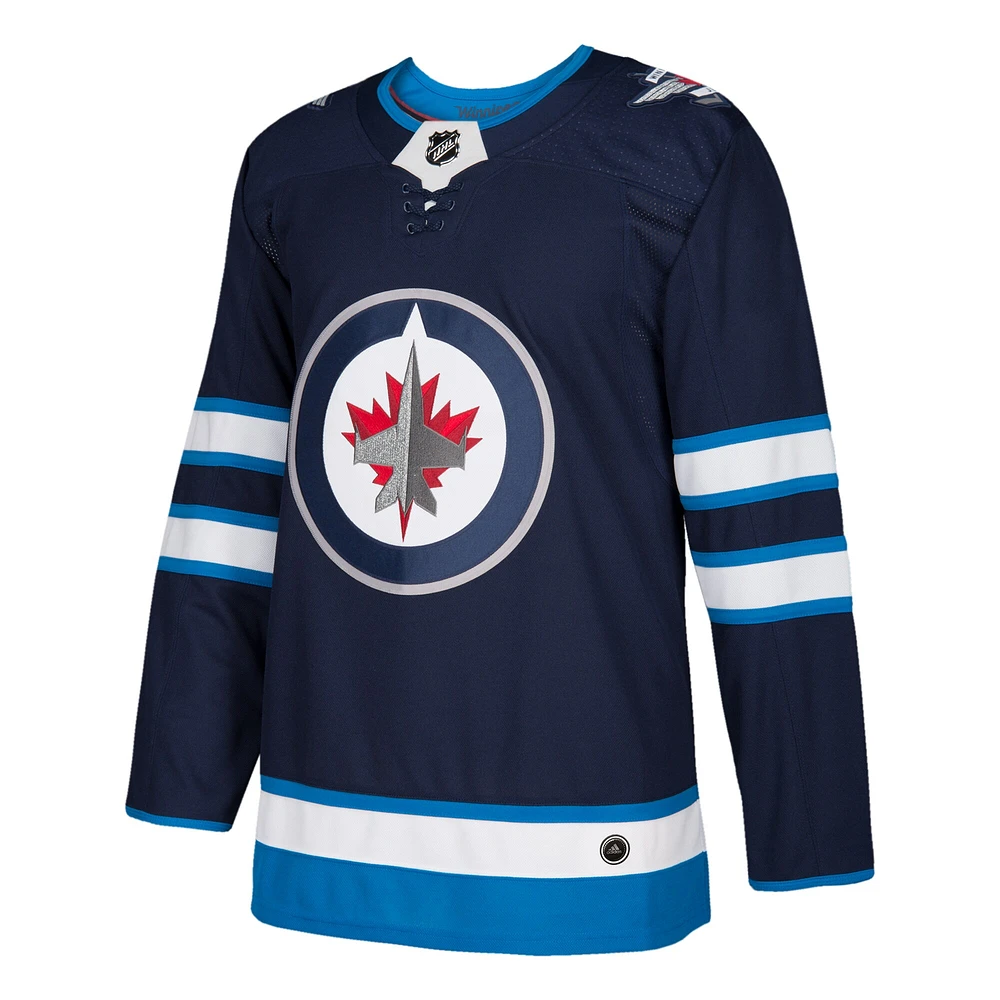 Homme adidas Navy Winnipeg Jets Authentic Pro - Maillot vierge