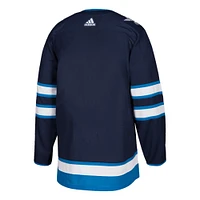 Men's adidas Navy Winnipeg Jets Authentic - Blank Jersey