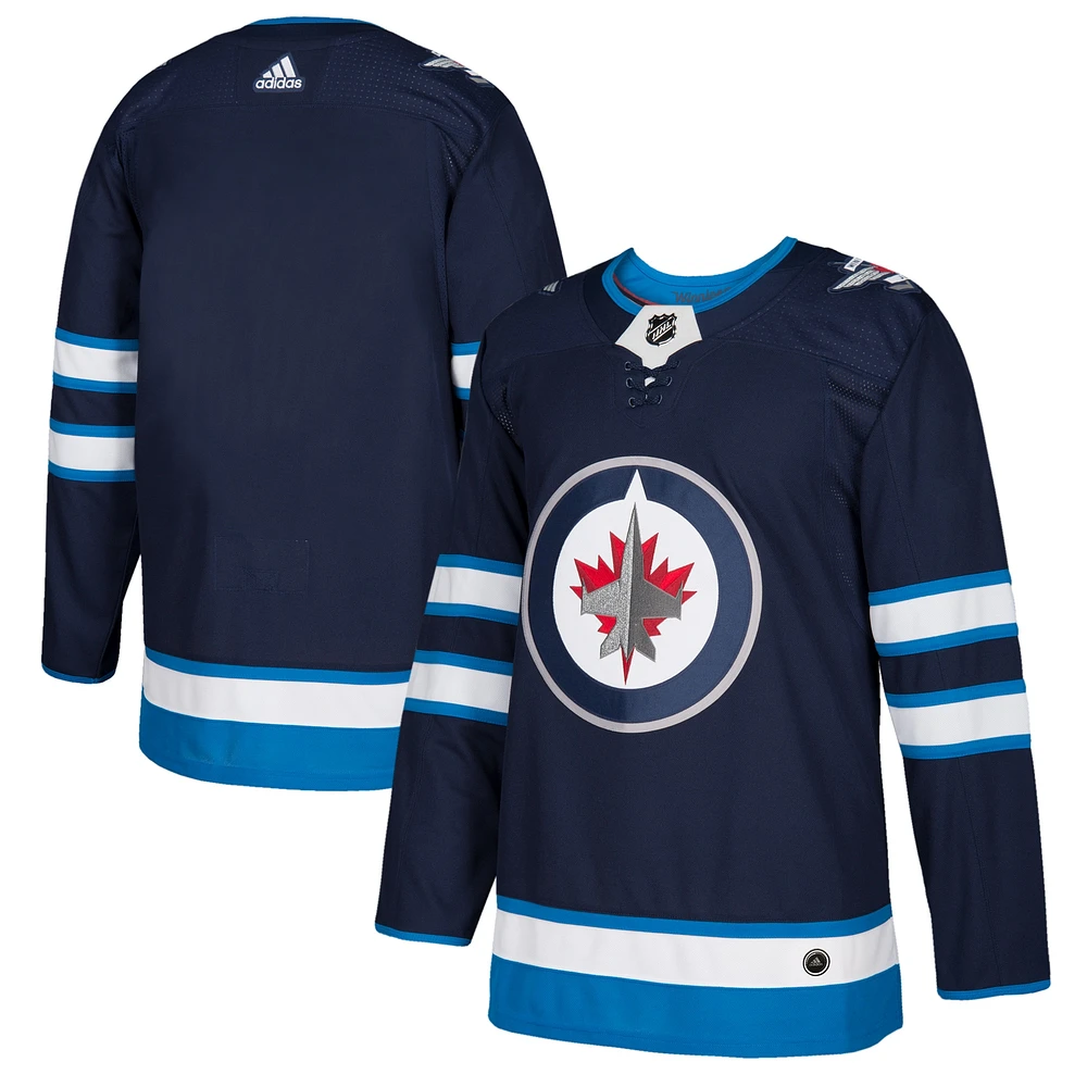 Homme adidas Navy Winnipeg Jets Authentic Pro - Maillot vierge