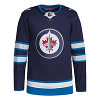 Adidas pour hommes, marine, Jets de Winnipeg, domicile - Maillot authentique Primegreen