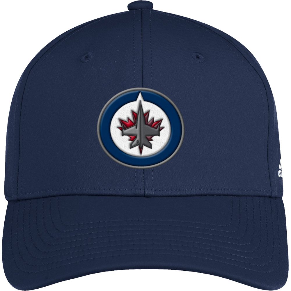 Men's adidas Navy Winnipeg Jets Structured - Flex Hat