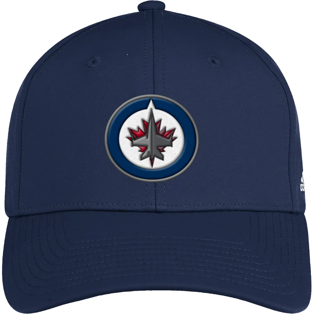 Adidas pour hommes Navy Winnipeg Jets Structuré - Casquette Flex