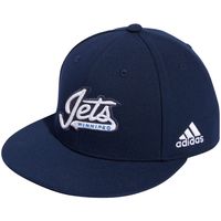 Men's adidas Navy Winnipeg Jets Team - Snapback Hat